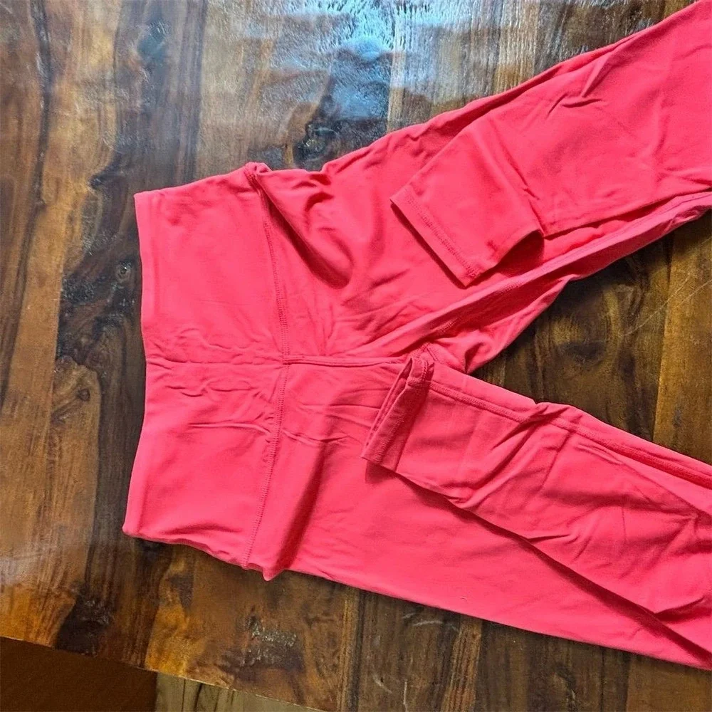prAna Women's High-Rise Leggings Pink Size‎ S Yoga Running Activewear